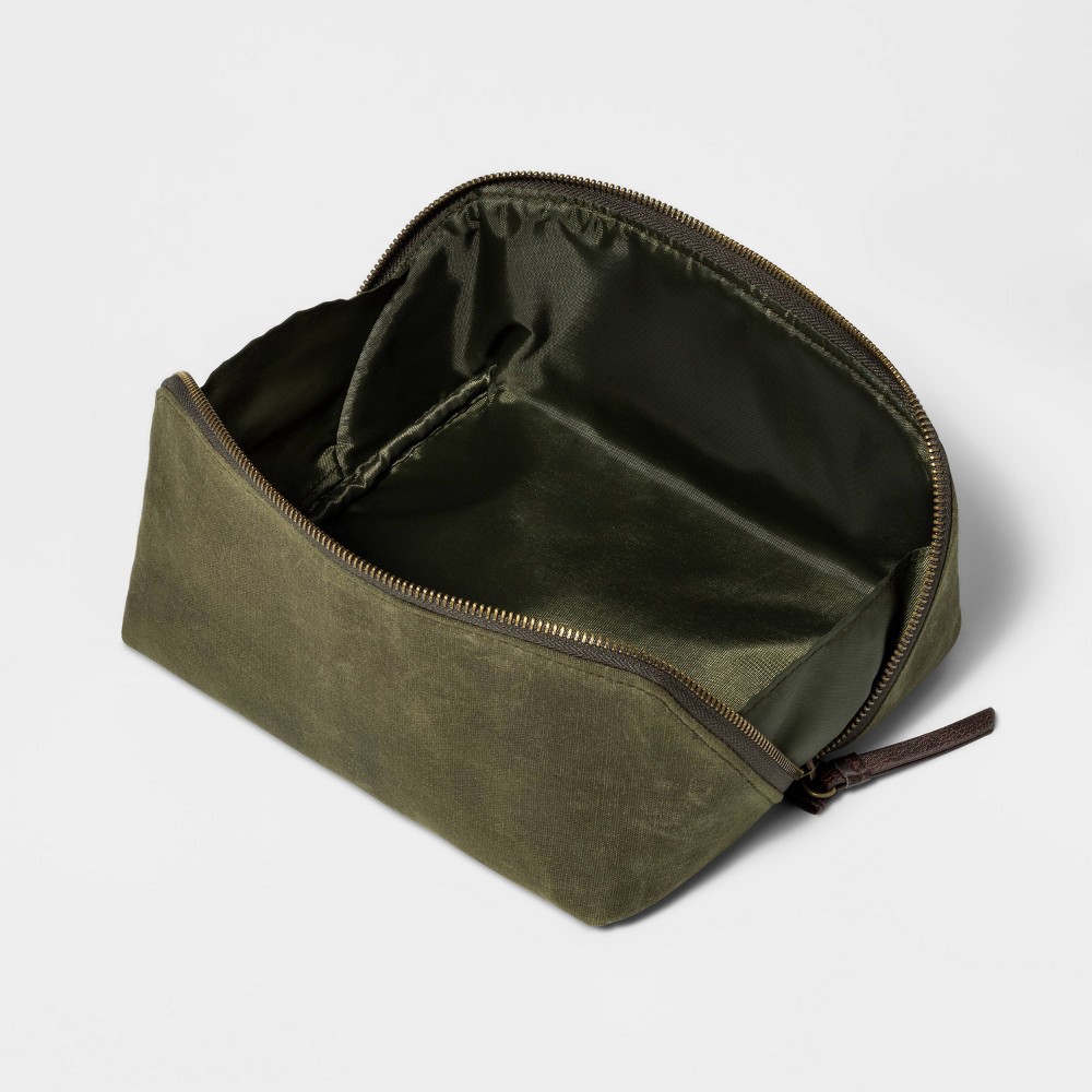 slide 2 of 4, Men's Olive Diagonal Zip Kit - Goodfellow & Co, 1 ct