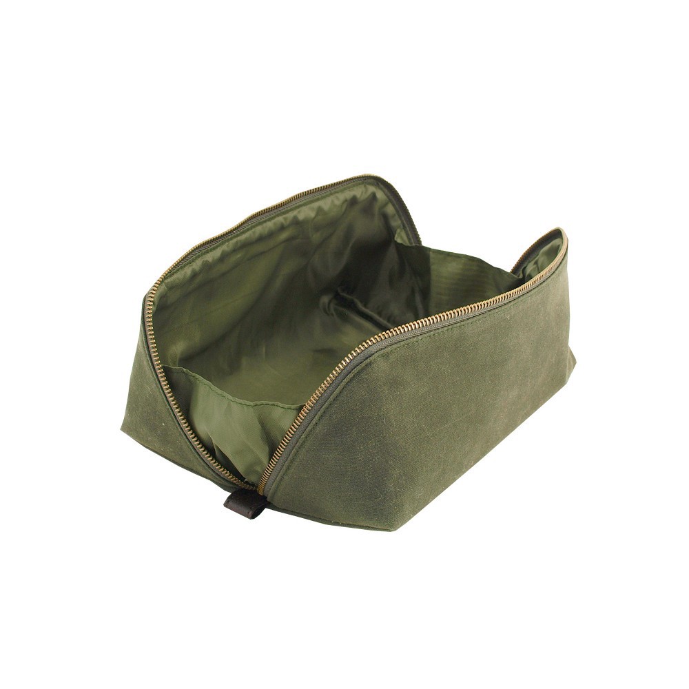 slide 3 of 4, Men's Olive Diagonal Zip Kit - Goodfellow & Co, 1 ct