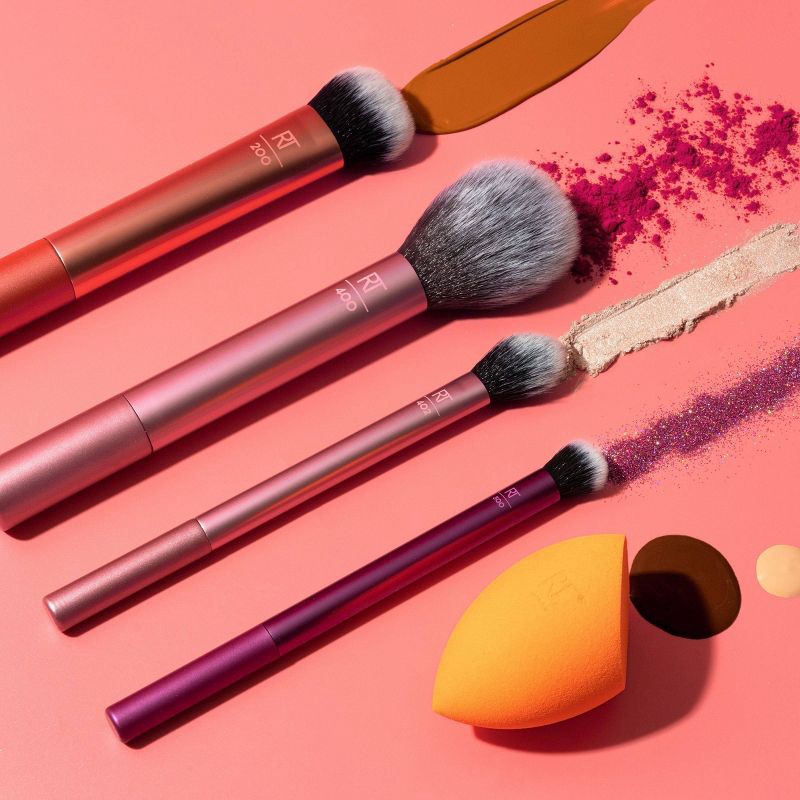 slide 7 of 8, Real Techniques Everyday Essentials Makeup Brush Kit - 5pc, 5 ct