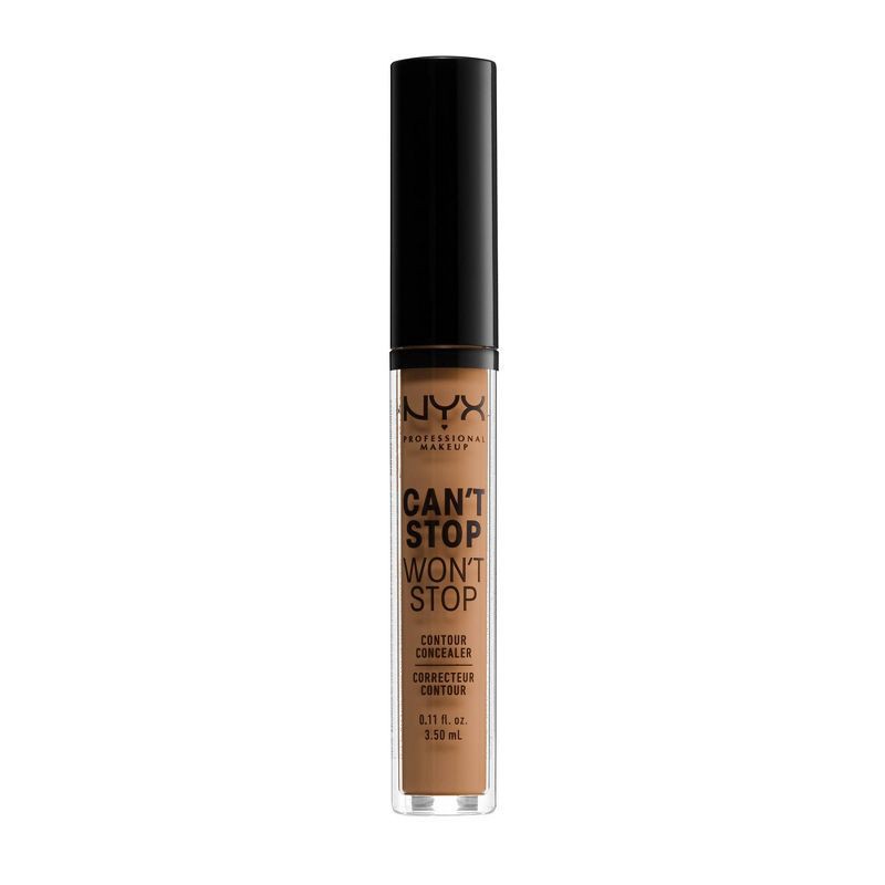 slide 2 of 4, NYX Professional Makeup Can't Stop Won't Stop Contour Concealer - 17 Warm Honey - 0.11 fl oz, 0.11 fl oz