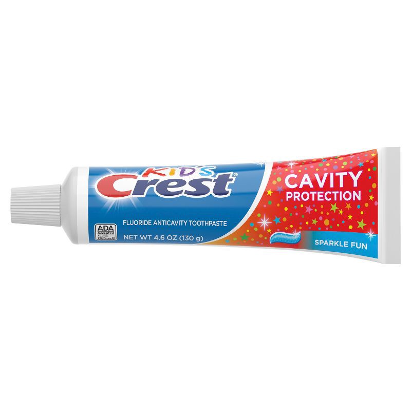 slide 7 of 8, Crest Kids' Cavity Protection Toothpaste - Sparkle Fun Flavor - 4.6oz/3pk, 3 ct; 4.6 oz
