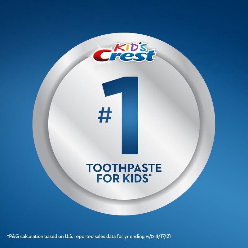 slide 8 of 8, Crest Kid's Cavity Protection Toothpasteparkle Fun Flavor, 4.6 oz 3 Pack, 3 ct; 4.6 oz