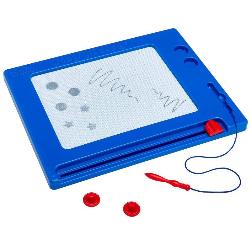 slide 5 of 8, Cra-Z-Art Retro Magna Doodle: Magnetic Activity Surface with Stylus, Stencils, 1 ct