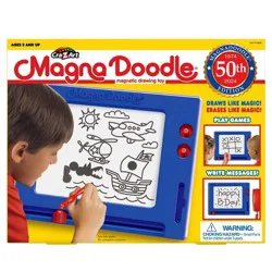 Cra-Z-Art Retro Magna Doodle: Magnetic Activity Surface with Stylus, Stencils