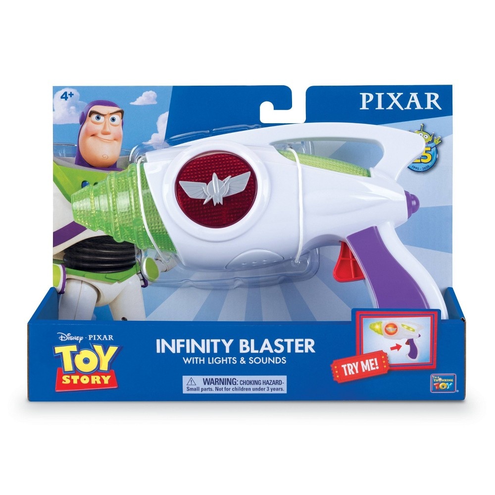 slide 3 of 7, Disney Pixar Toy Story 4 Buzz Lightyear Infinity Blaster, 1 ct