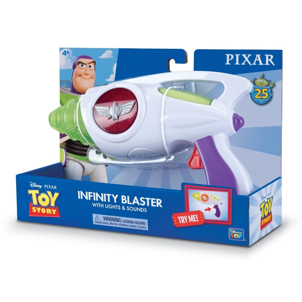 slide 4 of 7, Disney Pixar Toy Story 4 Buzz Lightyear Infinity Blaster, 1 ct
