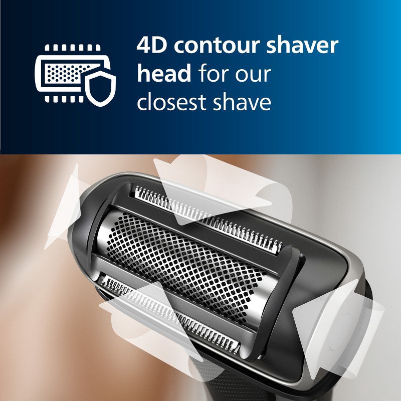 slide 3 of 13, Philips Norelco Bodygroom Series 7000 Men's Rechargeable Electric Trimmer - BG7030/49, 1 ct