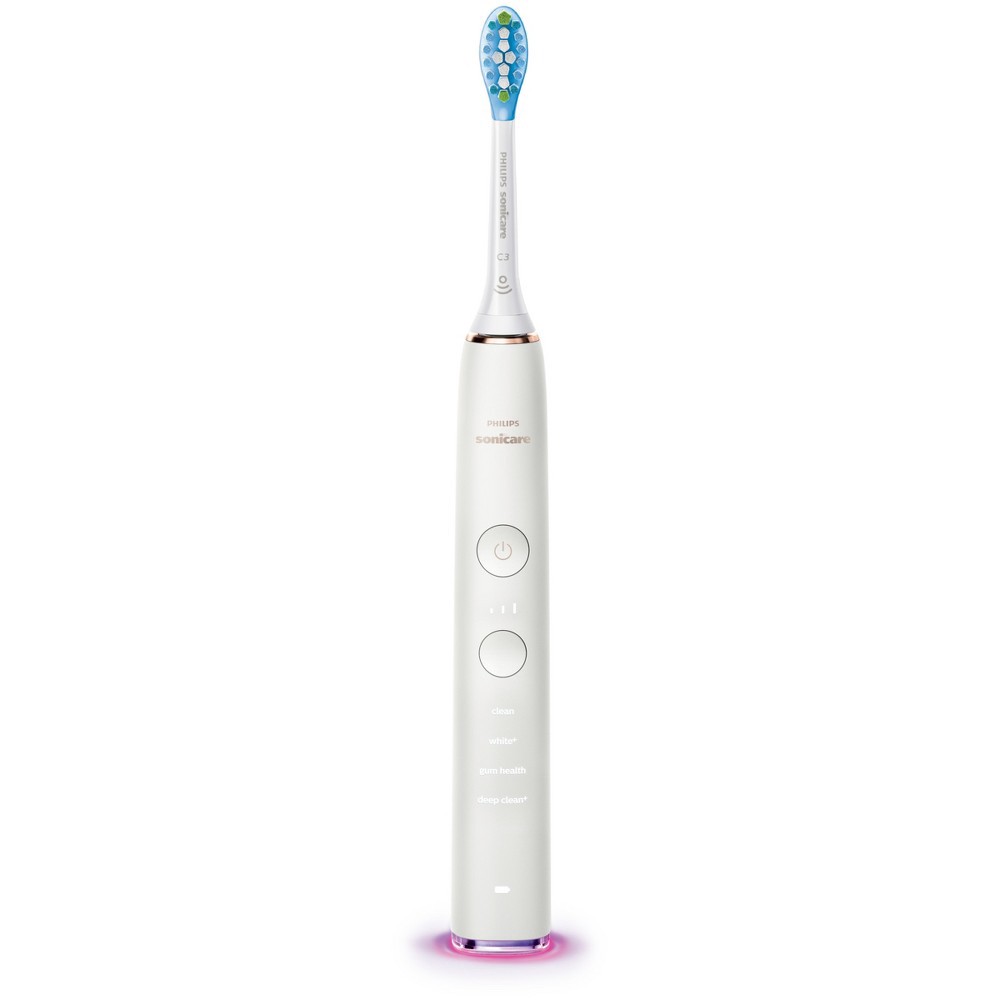 slide 3 of 11, Philips Sonicare DiamondClean Smart Toothbrush - White/Rose Gold, 1 ct