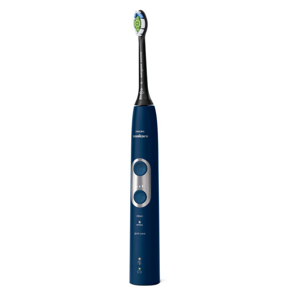 slide 4 of 9, Philips Sonicare ProtectiveClean 6100 Whitening Electric Toothbrush - Navy, 1 ct