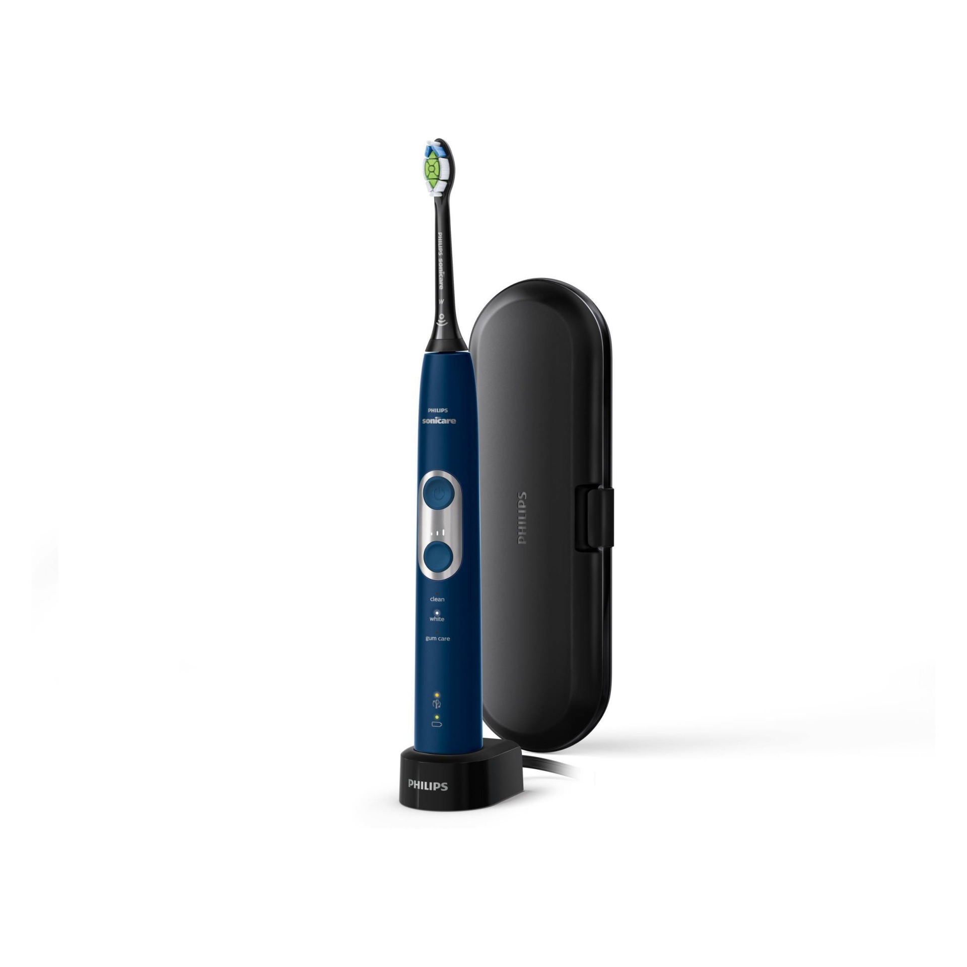 slide 1 of 9, Philips Sonicare ProtectiveClean 6100 Whitening Electric Toothbrush - Navy, 1 ct