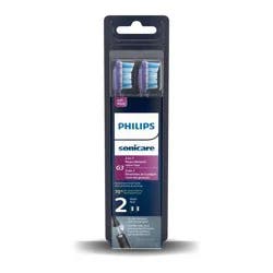 Philips Sonicare G3 Premium 2-in-1 Plaque & Gum Replacement Electric Toothbrush Head - HX9052/95 - Black - 2pk