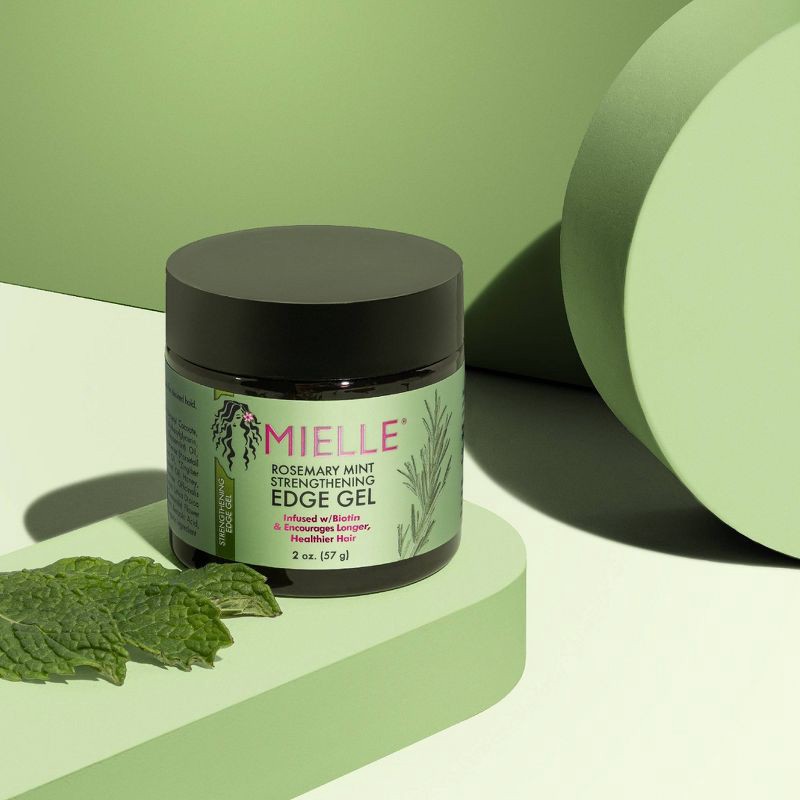 slide 4 of 6, Mielle Organics Rosemary Mint Strengthening Edge Gel - 2oz, 2 oz