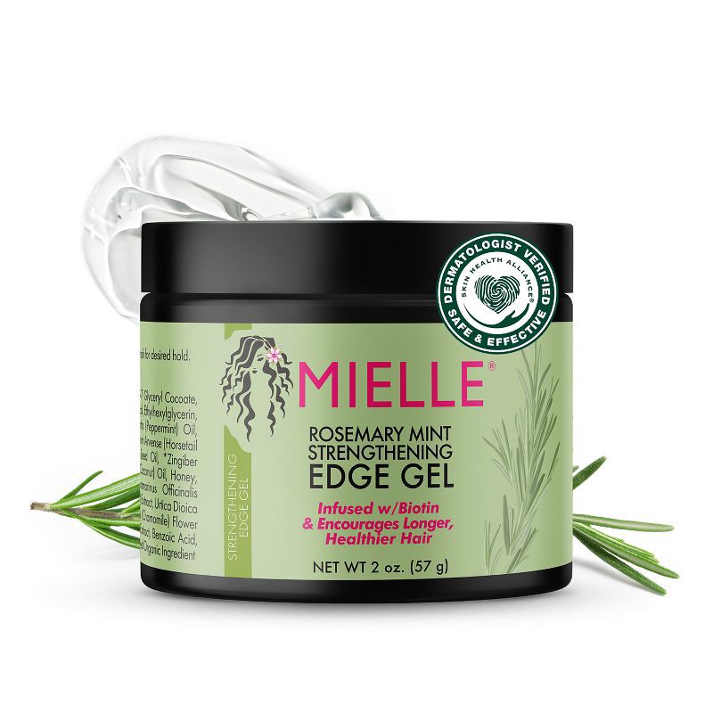 slide 8 of 10, Mielle Organics Rosemary Mint Strengthening Edge Gel - 2oz, 2 oz