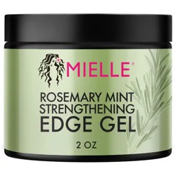 Mielle Organics Rosemary Mint Strengthening Edge Gel - 2oz: For Textured & Curly Hair, Paraben-Free