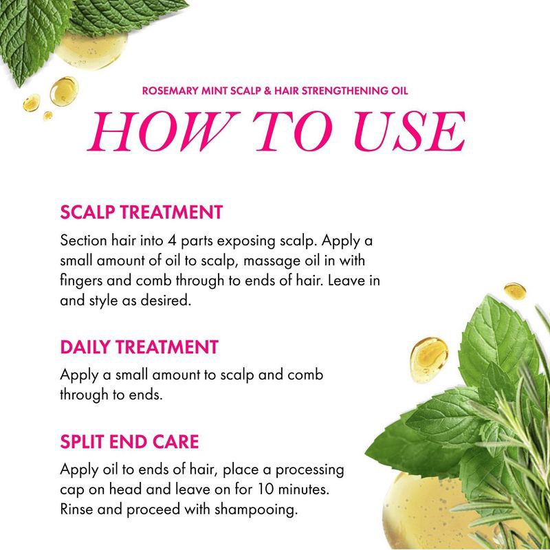 slide 12 of 13, Mielle Organics Rosemary Mint Scalp & Strengthening Hair Oil - 2 fl oz, 2 fl oz