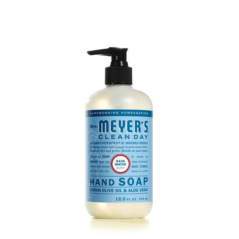 slide 1 of 5, Mrs. Meyer's Clean Day Rain Water Liquid Hand Soap - 12.5 fl oz, 12.5 fl oz