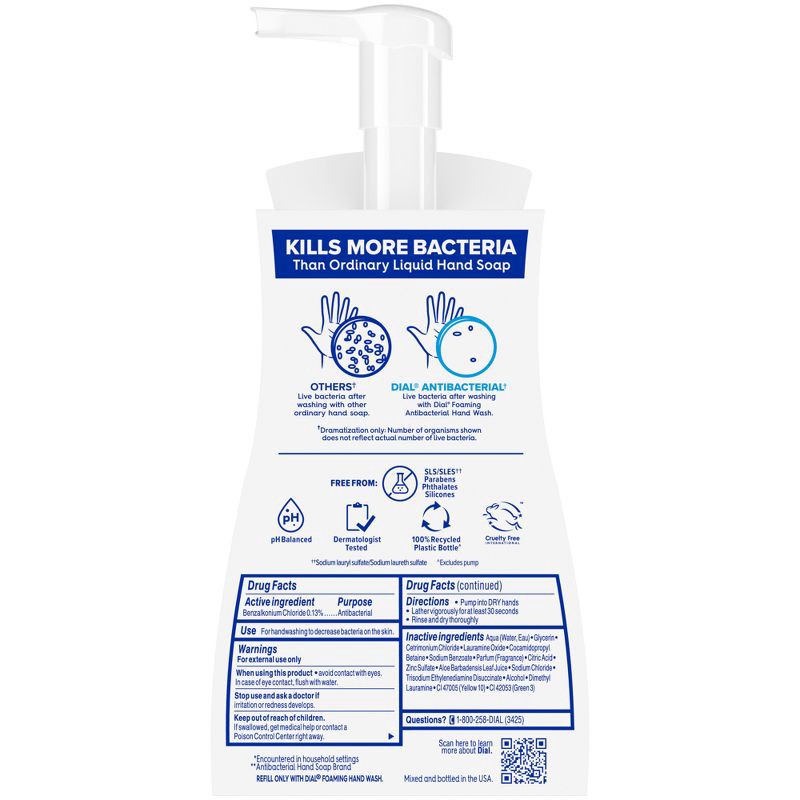 slide 2 of 15, Dial Foaming Antibacterial Defense Hand Wash - Fresh Pear - 10 fl oz, 10 fl oz