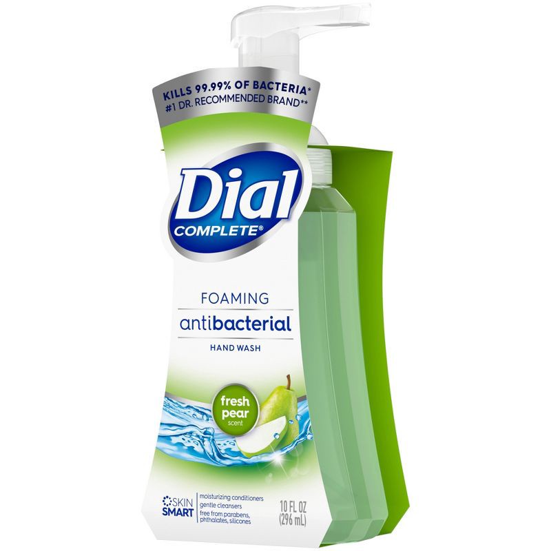 slide 12 of 15, Dial Foaming Antibacterial Defense Hand Wash - Fresh Pear - 10 fl oz, 10 fl oz