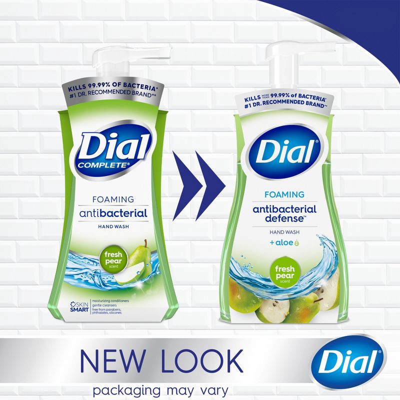 slide 4 of 13, Dial Fresh Pear Foaming Antibacterial Hand Wash - 10 fl oz, 10 fl oz