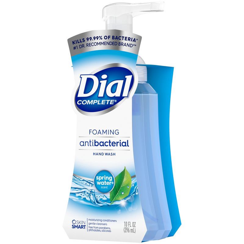 slide 13 of 16, Dial Foaming Antibacterial Defense Hand Wash - Spring Water - 10 fl oz, 10 fl oz
