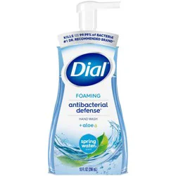 Dial Antibacterial Defense Foaming Hand Soap - Spring Water - 10 fl oz