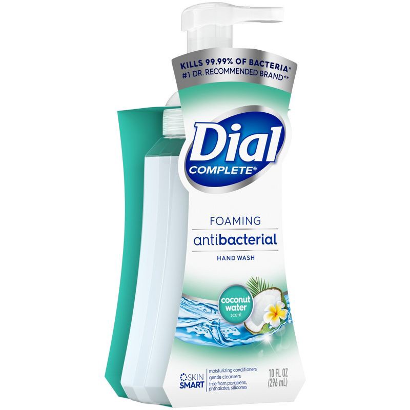 slide 13 of 14, Dial Foaming Antibacterial Defense Hand Wash - Coconut Water - 10 fl oz, 10 fl oz