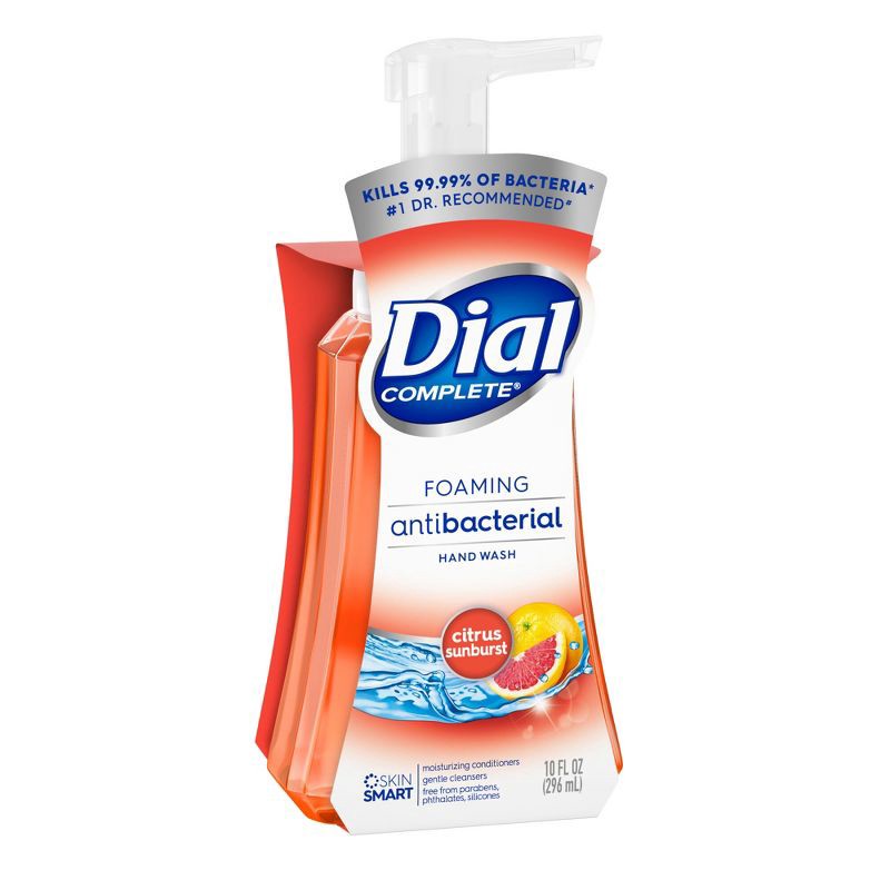 slide 12 of 12, Dial Complete Antibacterial Foaming Hand Wash - Citrus Sunburst - 10 fl oz, 10 fl oz