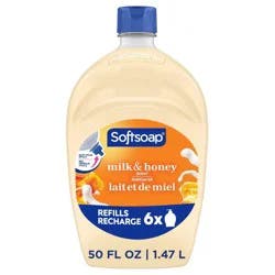 Softsoap Moisturizing Liquid Hand Soap Refill - Milk & Honey - 50 fl oz