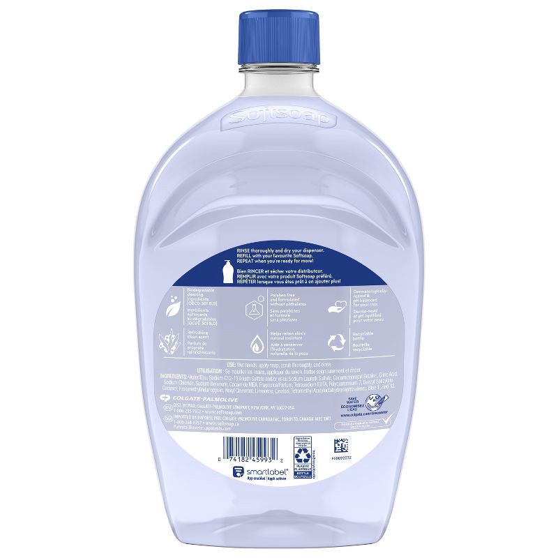 slide 14 of 18, Softsoap Moisturizing Liquid Hand Soap Pump Refill - Aquarium Series - 50 fl oz, 50 fl oz