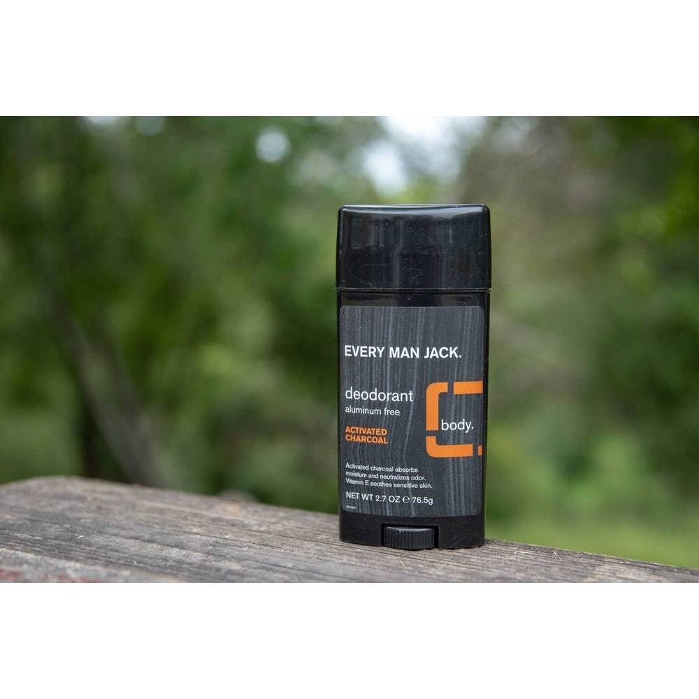 slide 5 of 7, Every Man Jack Men's Aluminum-Free Activated Charcoal Deodorant with Vitamin E, 2.7 oz