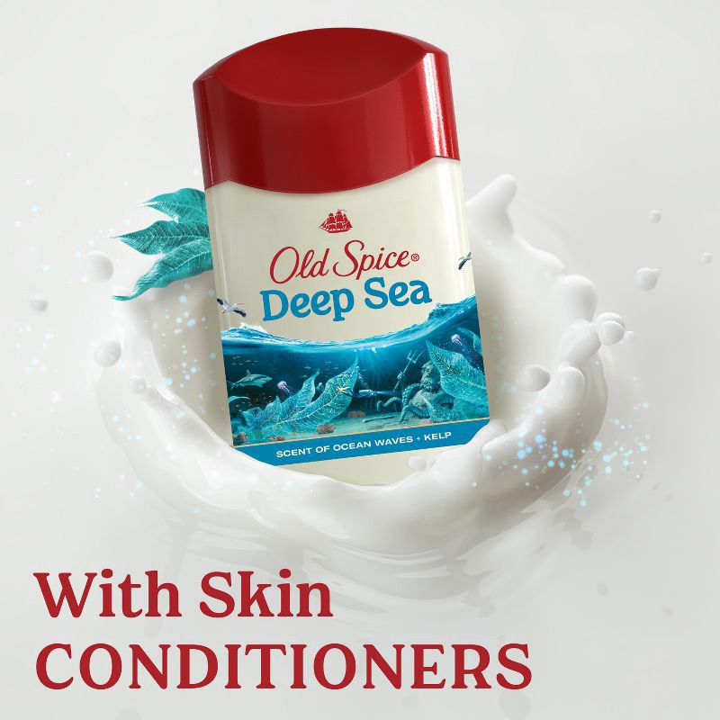 slide 7 of 10, Old Spice Men's Deep Sea with Ocean Elements Antiperspirant & Deodorant - 2.6oz, 2.6 oz