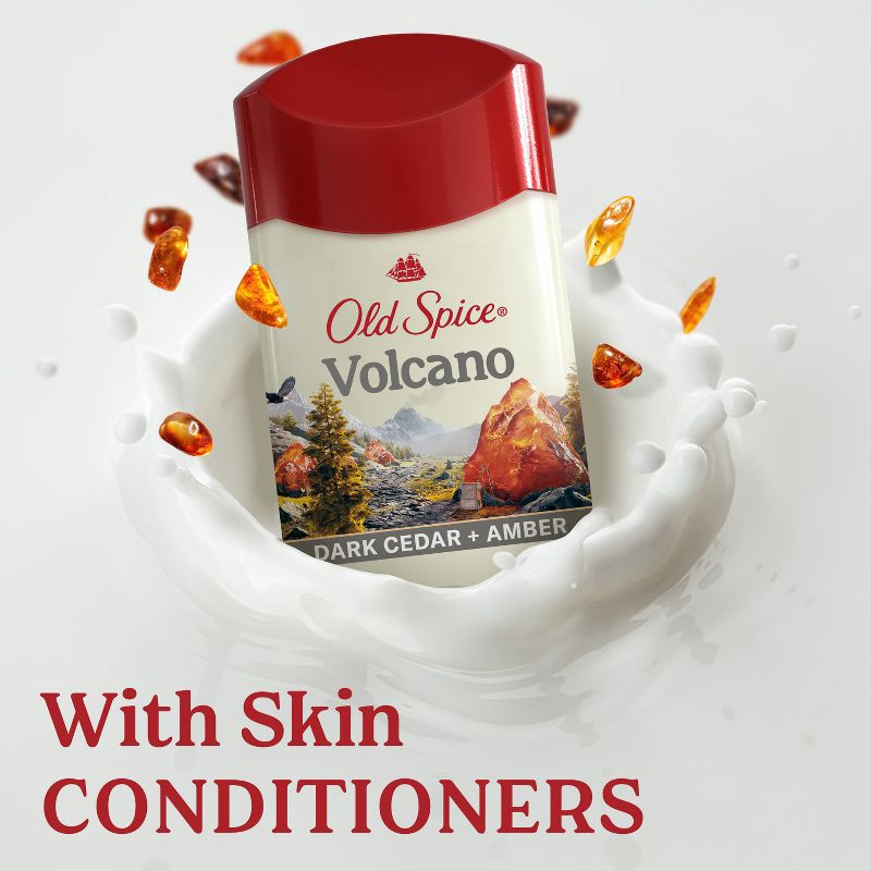 slide 6 of 9, Old Spice Men's Volcano with Charcoal Antiperspirant & Deodorant - 2.6oz, 2.6 oz