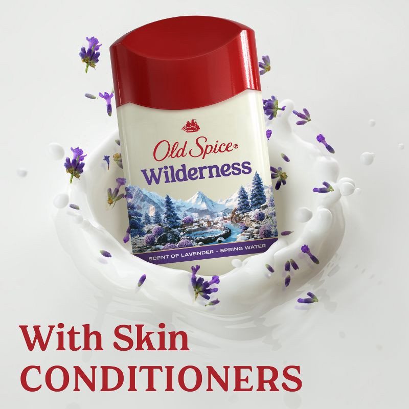 slide 7 of 9, Old Spice Men's Wilderness with Lavender Antiperspirant & Deodorant - 2.6oz, 2.6 oz