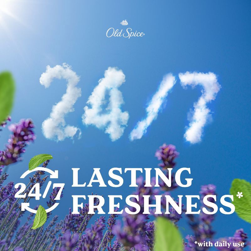 slide 3 of 8, Old Spice Men's Deodorant Wilderness with Lavender - Aluminum-Free 3oz, 3 oz