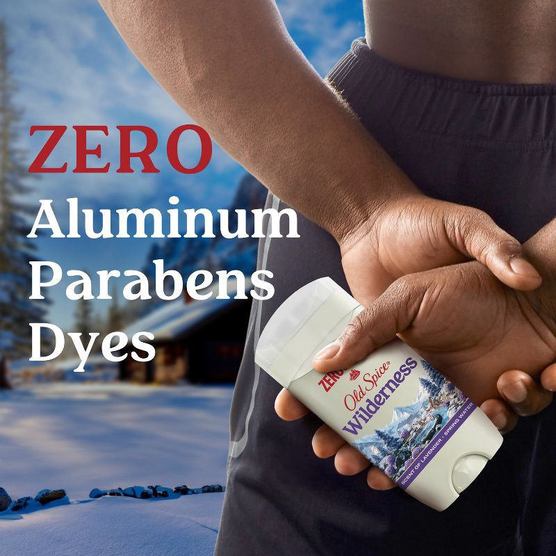 slide 4 of 8, Old Spice Men's Deodorant Wilderness with Lavender - Aluminum-Free 3oz, 3 oz