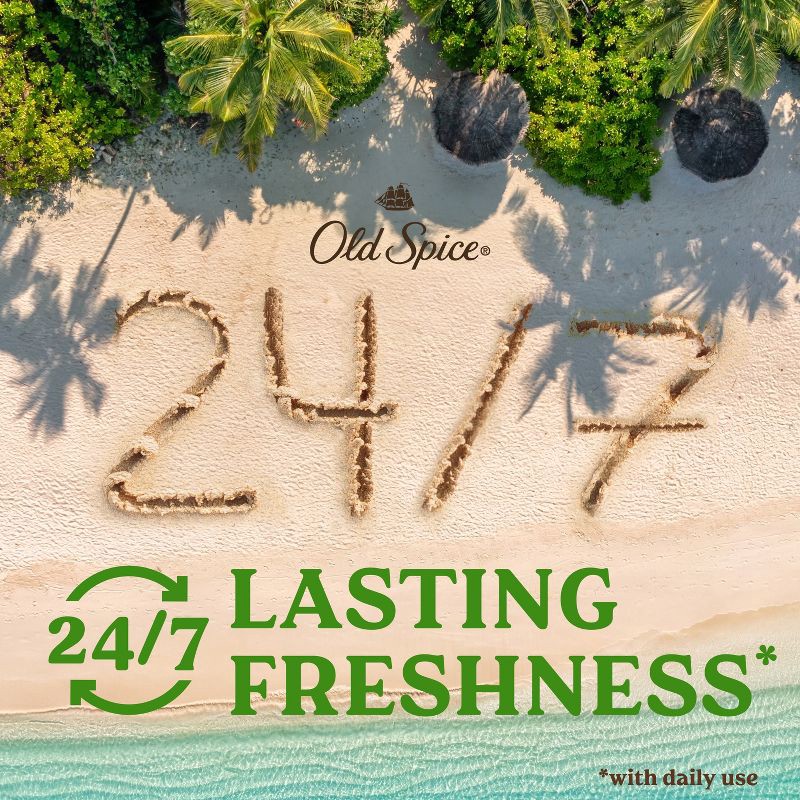 slide 4 of 9, Old Spice Men's Deodorant Fiji with Palm Tree - Aluminum-Free 3oz, 3 oz