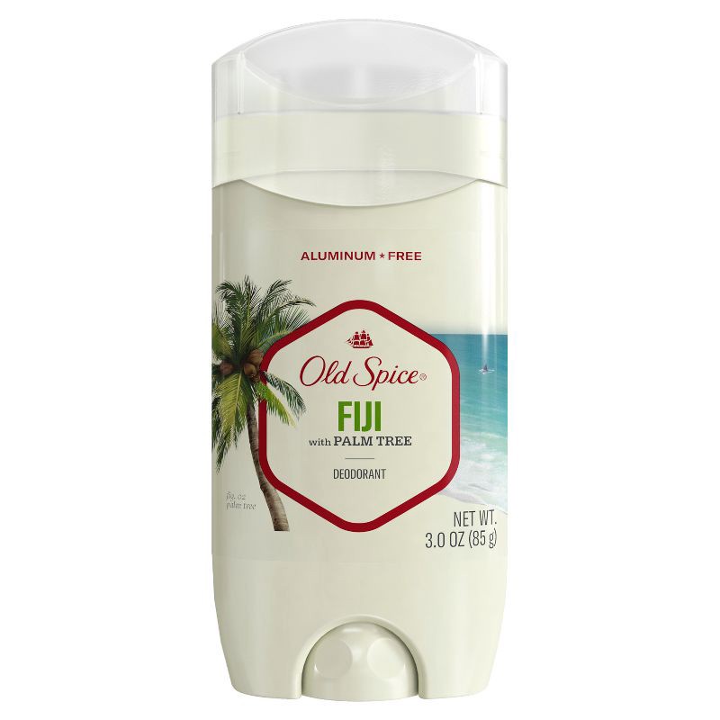 slide 1 of 8, Old Spice Men's Deodorant Aluminum-Free Fiji with Palm Tree - 3oz, 3 oz