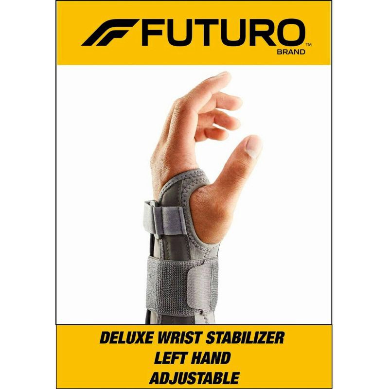 slide 3 of 7, FUTURO Deluxe Wrist Stabilizer - Left Hand, 1 ct