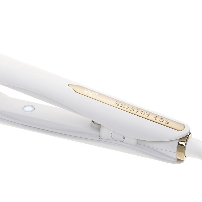 slide 4 of 6, Kristin Ess Titanium Flat Iron Hair Straightener and Curler - Dual Voltage - 1.25", 1 ct