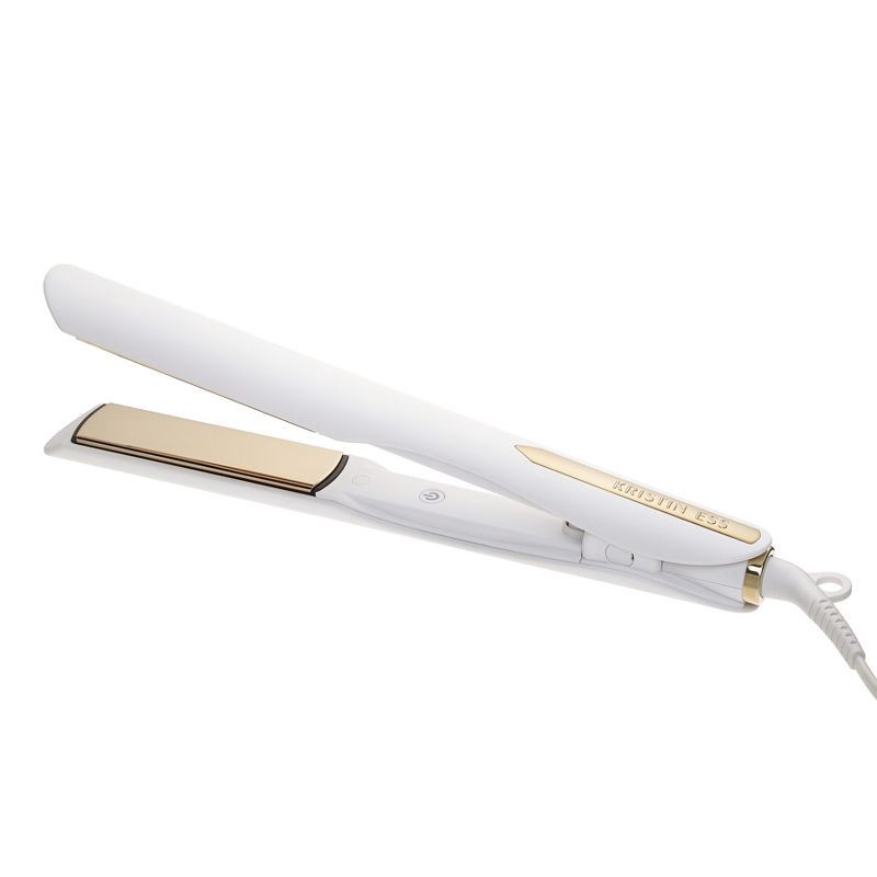 slide 1 of 6, Kristin Ess Titanium Flat Iron Hair Straightener and Curler - Dual Voltage - 1.25", 1 ct