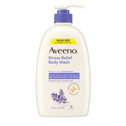 Aveeno Stress Relief Body Wash with Lavender & Chamomile, 33oz