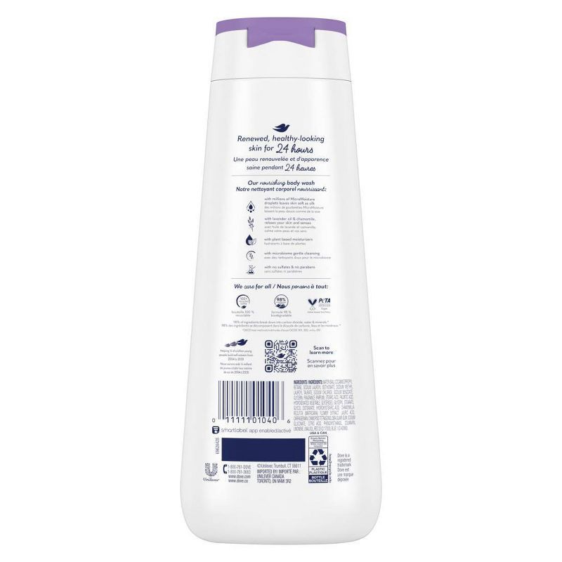 slide 3 of 8, Dove Beauty Dove Relaxing Body Wash - Lavender & Chamomile - 20 fl oz, 20 fl oz