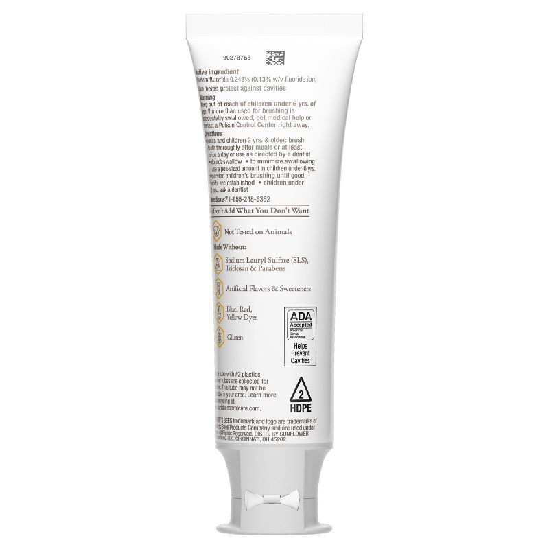 slide 4 of 9, Crest Burt's Bees Extra White Fluoride Natural Toothpaste - Mountain Mint - 4.7oz, 4.7 oz