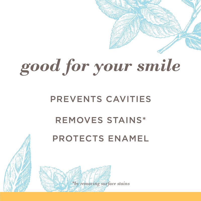 slide 8 of 9, Crest Burt's Bees Extra White Fluoride Natural Toothpaste - Mountain Mint - 4.7oz, 4.7 oz