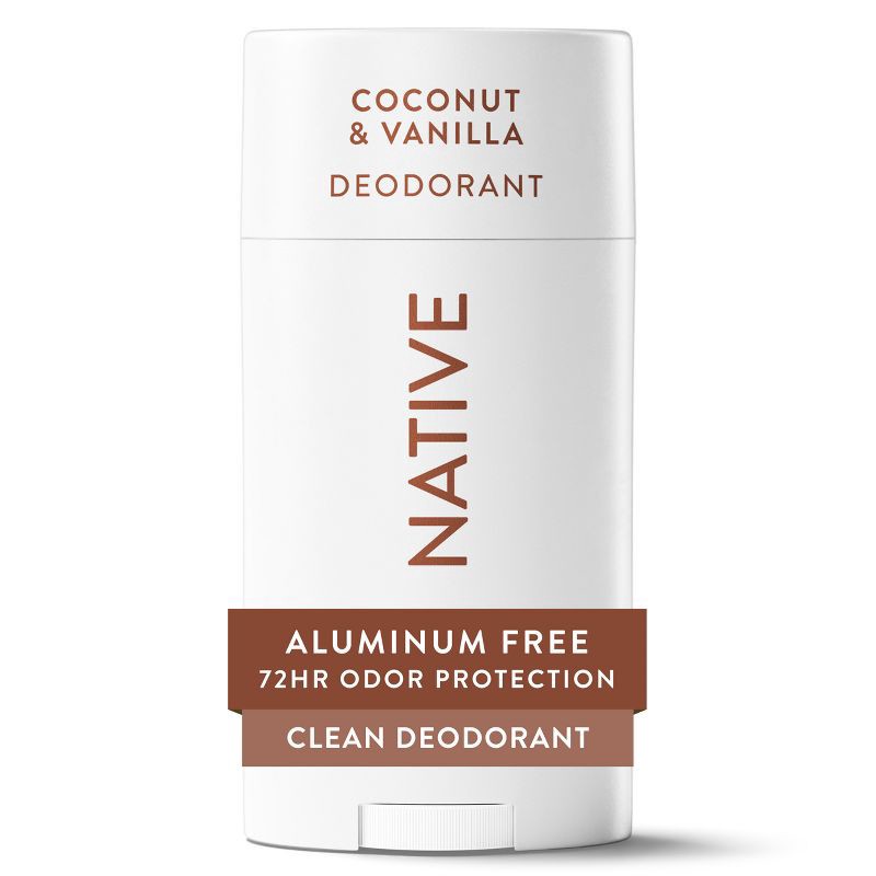 slide 1 of 10, Native Solid Deodorant for Women & Men - Coconut & Vanilla - Aluminum-Free 2.65oz: Underarm Use, Normal Skin, 2.65 oz