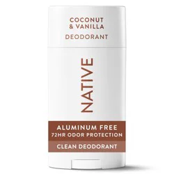 Native Solid Deodorant for Women & Men - Coconut & Vanilla - Aluminum-Free 2.65oz: Underarm Use, Normal Skin