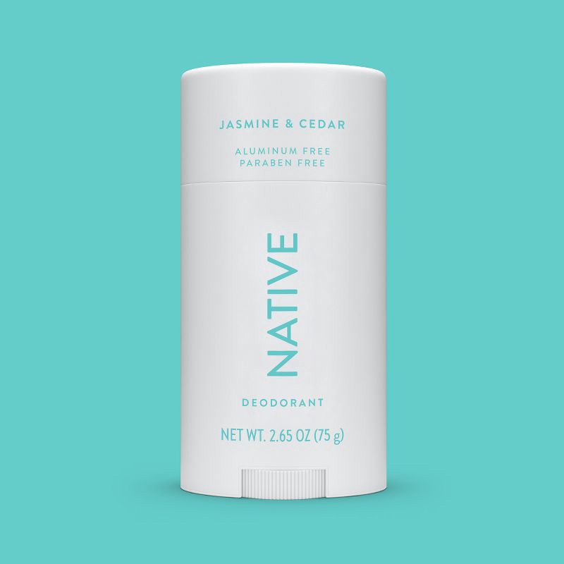slide 8 of 10, Native Solid Deodorant for Women & Men - Jasmine & Cedar - Aluminum-Free 2.65oz, 2.65 oz