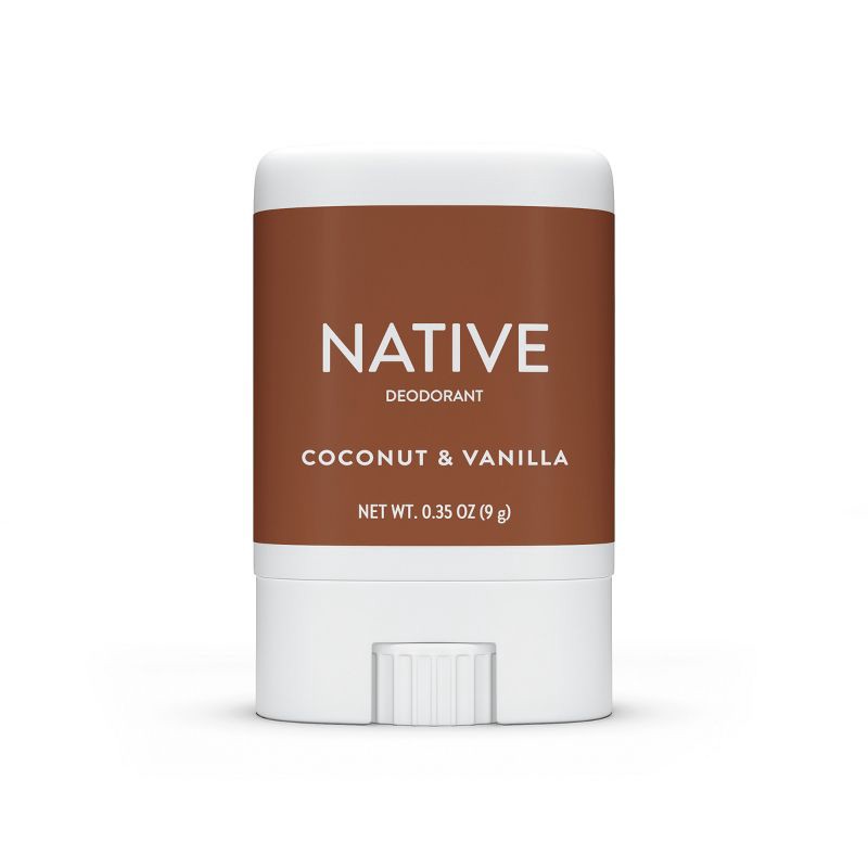 slide 1 of 10, Native Deodorant for Women & Men - Coconut & Vanilla - Aluminum Free - Trial Size - 0.35oz, 0.35 oz