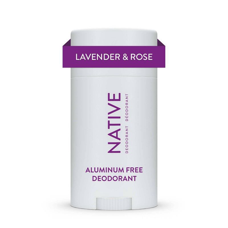 slide 10 of 10, Native Solid Deodorant for Women & Men - Lavender & Rose - Aluminum-Free 2.65oz, 2.65 oz