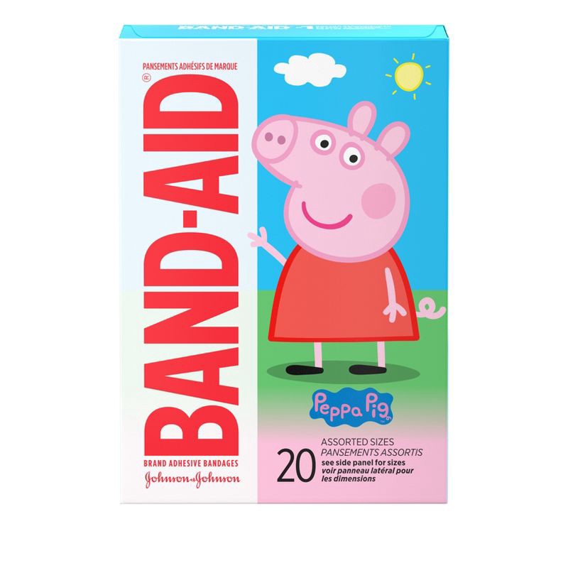 slide 2 of 8, Band-Aid Adhesive Peppa Pig Bandages - 20ct, 20 ct